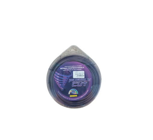 FILO DECESPUGLIATORE ALLUMINIO QUADRO PURPLE CUT 3MM 50 MT. MANIVER