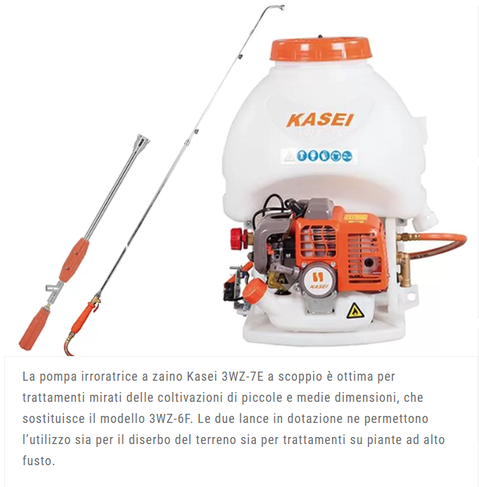 IRRORATRICE A ZAINO KASEI 3WZ-7E