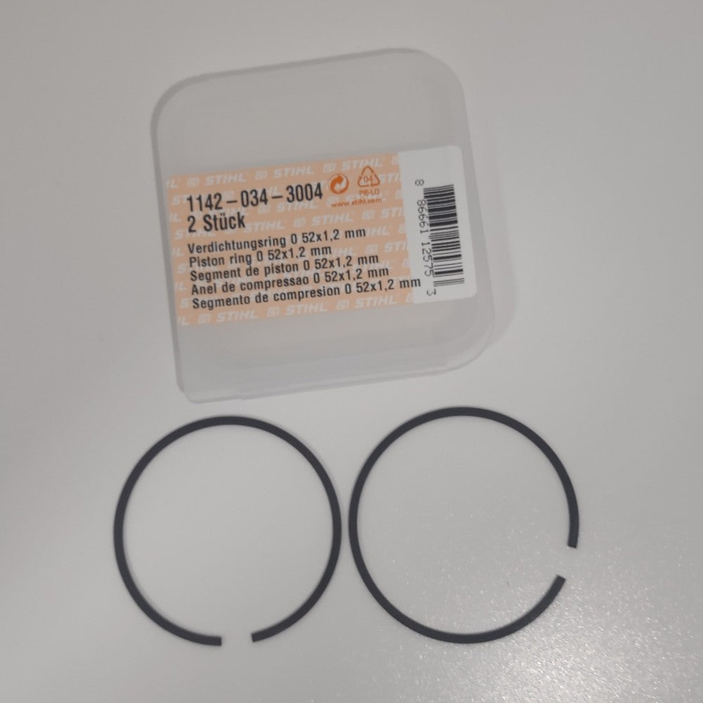 FASCIA ELASTICA DIAMETRO 52X1.2 MMPER MOTOSEGA MS 462 STIHL(2 PEZZI)