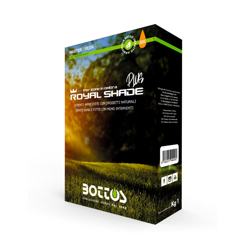 ROYAL SHADE PLUS BOTTOS 1 KG.PER ZONE D'OMBRA