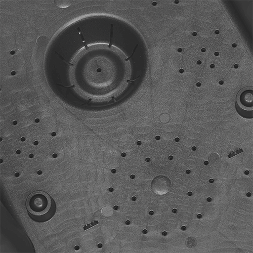 CASSETTA KEBE GREENER CM.100 CON RISEVA ACQUA E RUOTE COLORE BIANCO