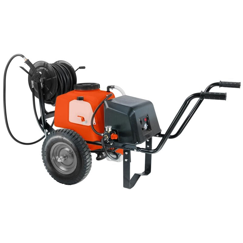 POMPA CON CARRIOLA A BATTERIA DA 60 LT.STOCKER