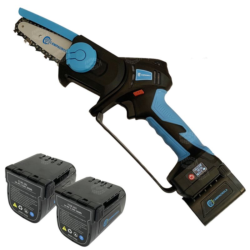 POTATORE A BATTERIA T-CAT M CON 2 BATTERIE 21.6V(2,5 ah) CAMPAGNOLA