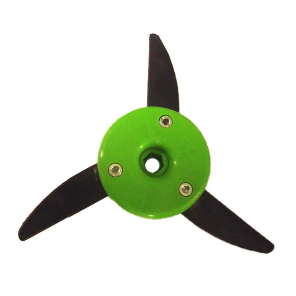 TESTINA ARNOPLAST VERDE E NERA IN PLASTICA CON LAMELLE