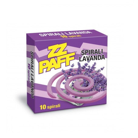 ZZ PAFF SPIRALI ALLA LAVANDA CONFEZIONE DA 10 PEZZI