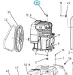 Raccordo rapido girevole a L 1/4"-4x2 per compressore Campagnola