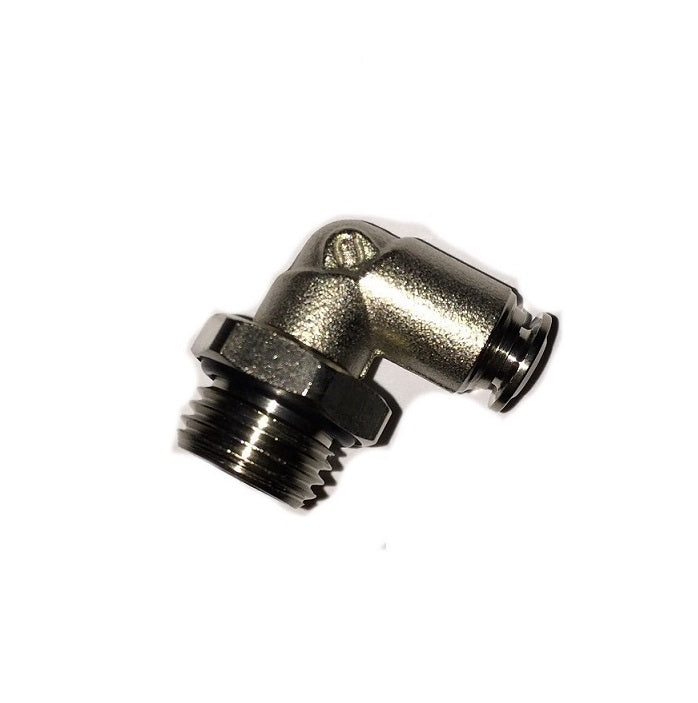 Raccordo rapido girevole a L 1/4"-4x2 per compressore Campagnola