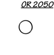 Guarnizione OR 2050 per Olistar Evoluzione Campagnola