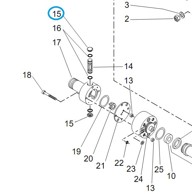 Tappo distributore ricambio pettine Olistar Campagnola