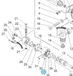 Corpo distribuzione posteriore ricambio pettine Olistar Campagnola