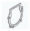 Guarnizione semicarter ricambio per motosega Oleomac GS520