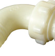 RACCORDO TRE PEZZI CURVO 90° MASCHIO 1" X 20 NYLON BIANCO BUCCHI