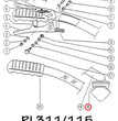 Settore reg.stegole 40D Benassi ricambio motozappa BL75