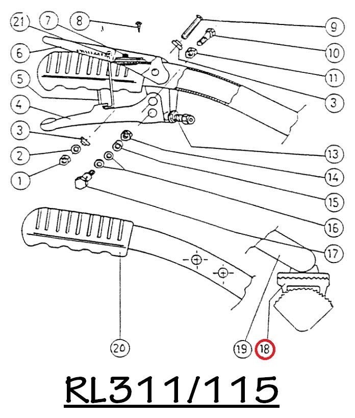 Settore reg.stegole 40D Benassi ricambio motozappa BL75