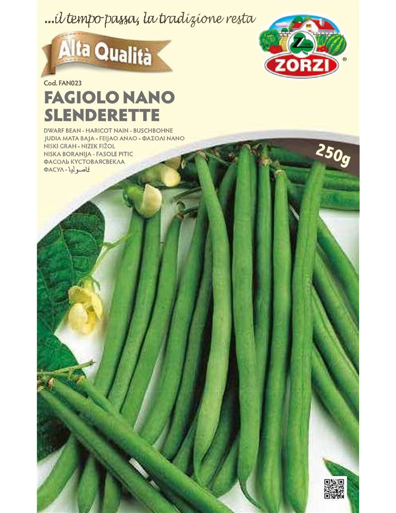 SEMI FAGIOLO NANO SPLENDERETTE DA 250 GR. ZORZI