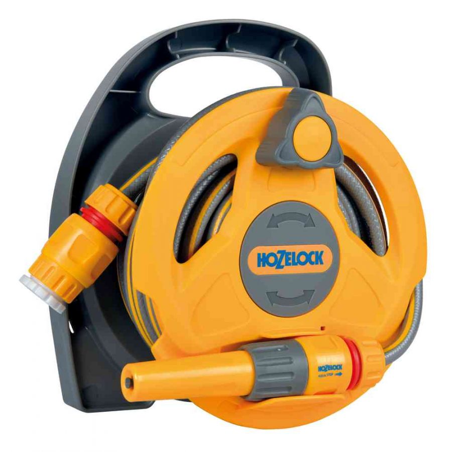AVVOLGITUBO CON 10 MT./PISTOLA  TUBO MICRO REEL HOZELOCK