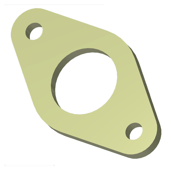 FLANGIA ISOLANTE CARBURATORE C7 PER ATOMIZZATORE M1200 CIFARELLI