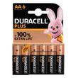 PILA STILO AA6 DURACELL PLUS CONFEZIONE DA 6 PZ.