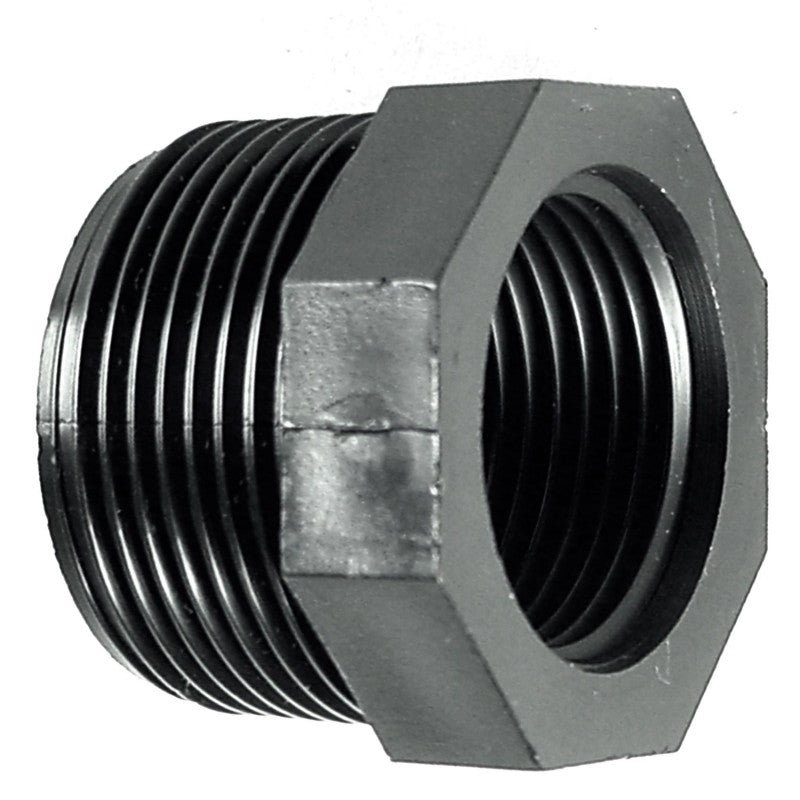 RIDUZIONE FILETATTA NERA 2" MASCHIO A 1" FEMMINA