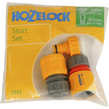 START STE HOZELOCK 21 MM CON 2 RACCORDI RAPIDI E PRESA RUBINETTO