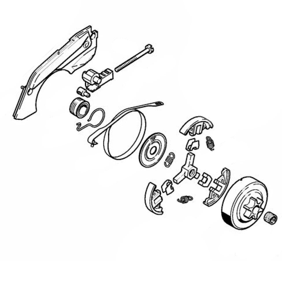 Chiocciola ricambio per motosega  MS170-180-181-251-231 Stihl