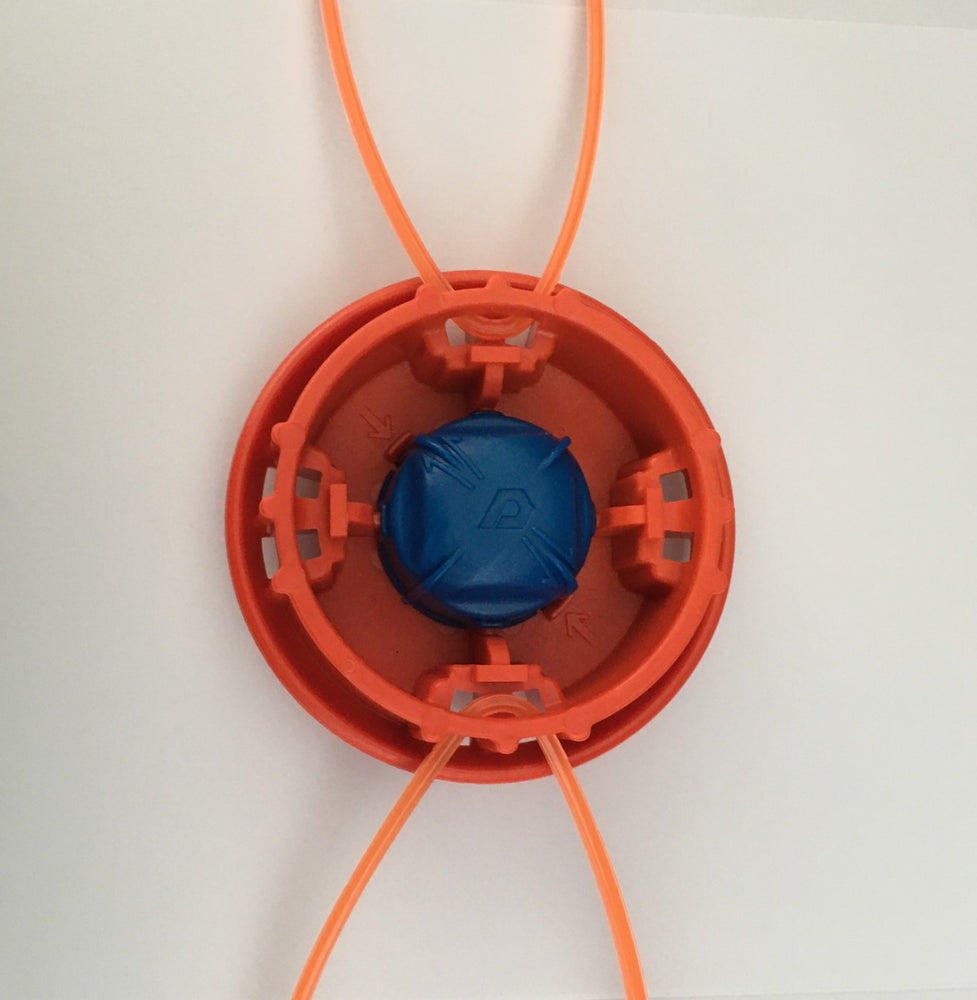 TESTINA MULTIFILO ARNO PLAST VEGA CON ATTACCO UNIVERSALE BLU/ARANCIO