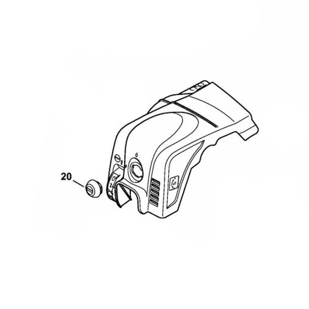 Manopola di chiusura ricambio per motosega  MS170-180 Stihl
