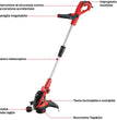 DECESPUGLIATORE TAGLIABORDI ELETTRICO DENVER 801 VALEX 450 W