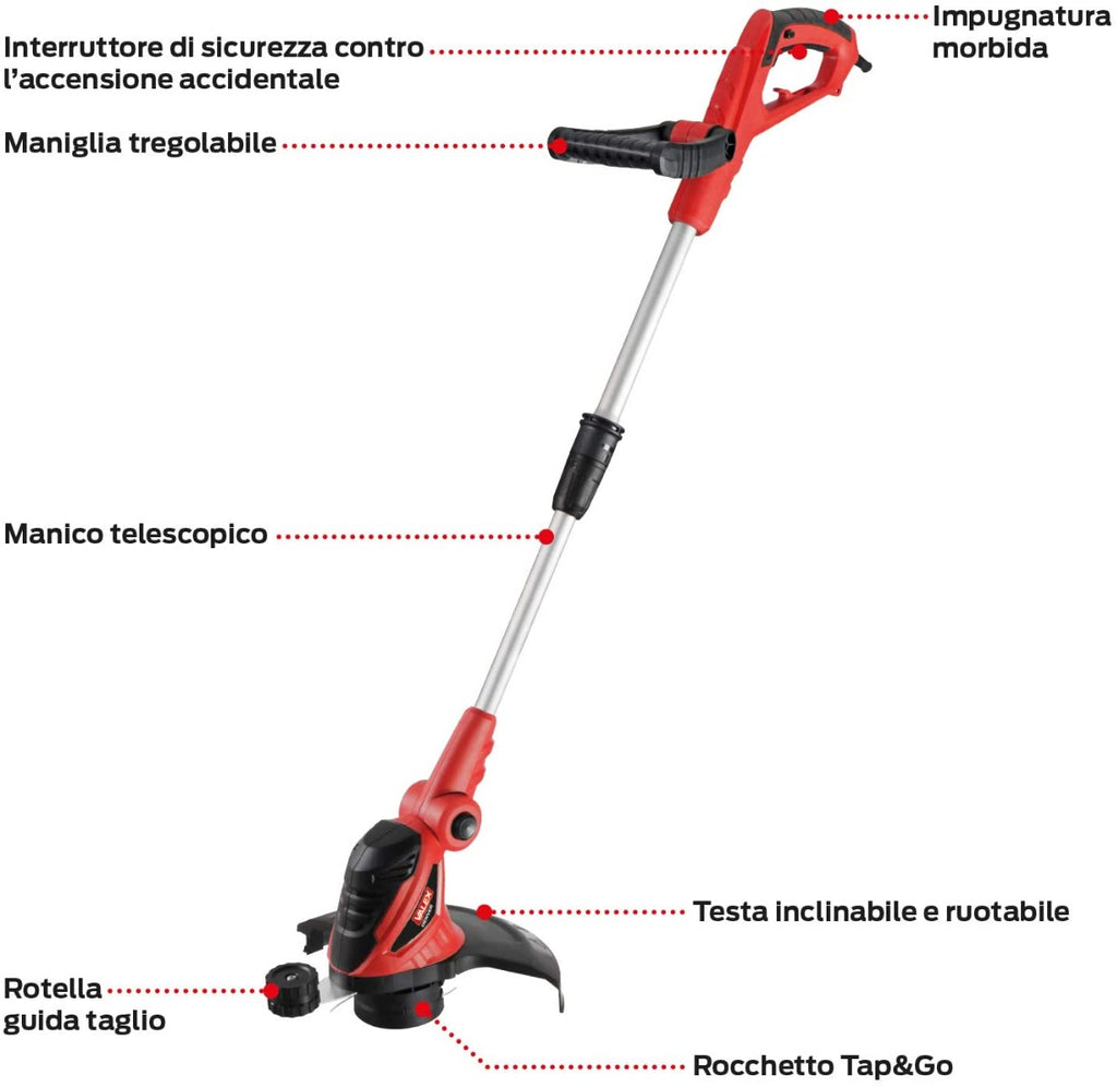 DECESPUGLIATORE TAGLIABORDI ELETTRICO DENVER 801 VALEX 450 W