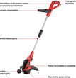 DECESPUGLIATORE TAGLIABORDI ELETTRICO DENVER 851 VALEX 550 W