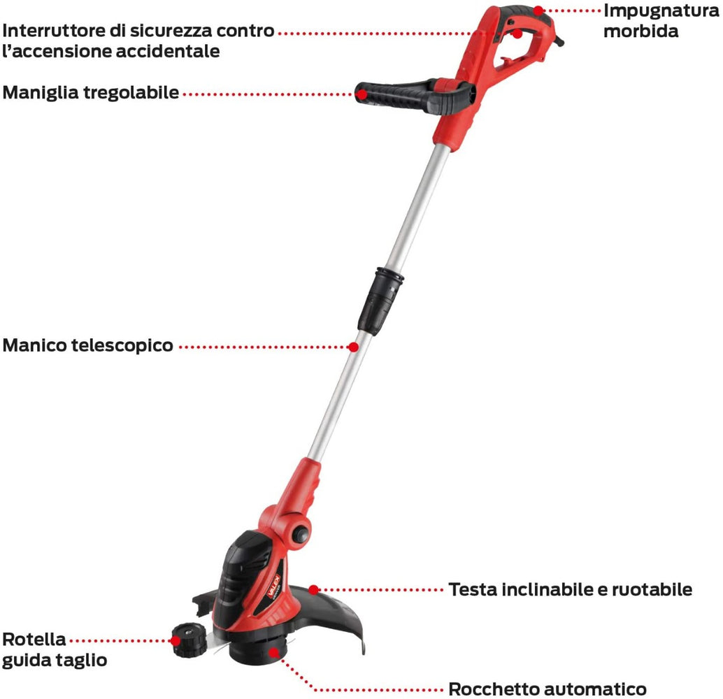 DECESPUGLIATORE TAGLIABORDI ELETTRICO DENVER 851 VALEX 550 W