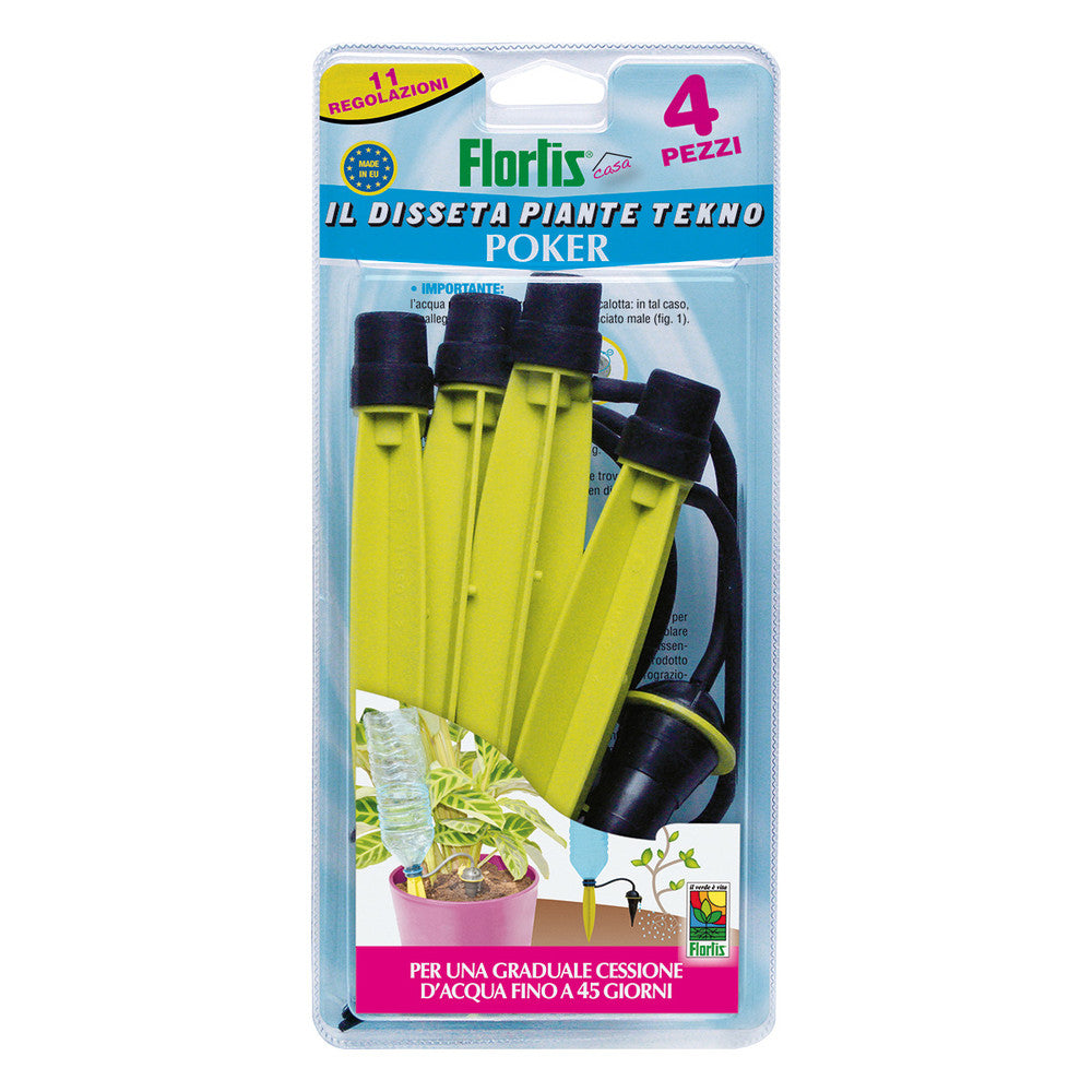 Disseta piante TEKNO poker 4 pz.Flortis