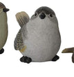 SET 3 UCCELINI PER GIARDINO 15,2X9X10,5 CM VERDELOOK