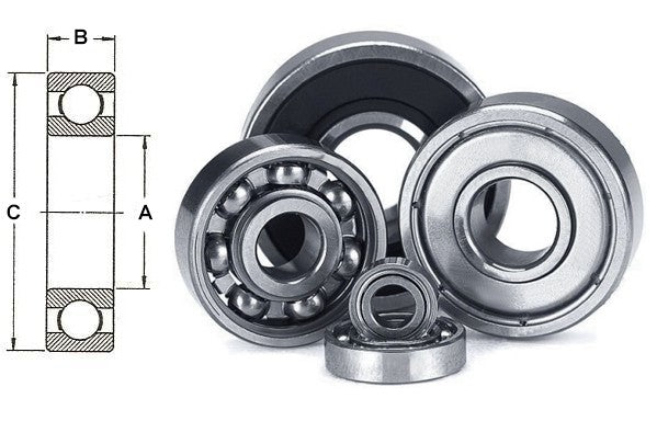 CUSCINETTO A SFERE 35010 17X40X12