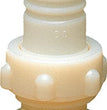 Raccordo nylon tre pezzi maschio 1x30