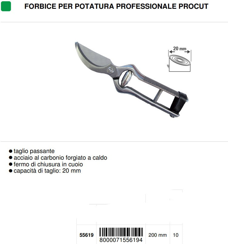 FORBICE POTA PAPILLON PROCUT 200 MM