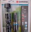 SET LANCIA BASIC BLACK GARDENA CON RACCORDI