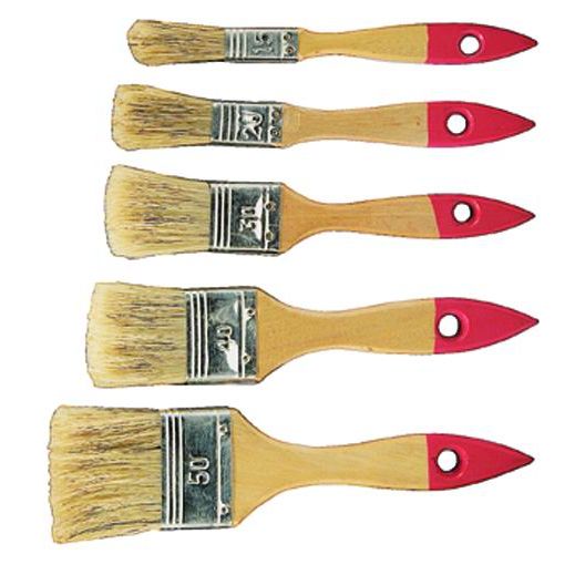 PENNELLESSE SET 5 PEZZI MANICO LEGNO BLINKY