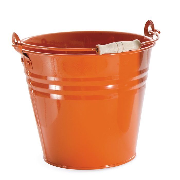 SECCHIO ZINCO LT.5 ARANCIO VERDELOOK
