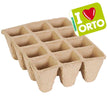 SEMENZAIO CELLE BIODEGRADABILI IN CARTA PZ.6 VERDEMAX