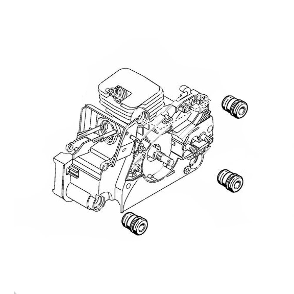 Ammortizzatore ricambio per motosega  MS180-023 Stihl