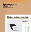 KIT RICAMBIO LAMA/MOLLA/FALSA MAGLIA PER FORBICE UP/X 82/84/86 FISKARS
