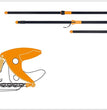 KIT RICAMBIO LAMA/MOLLA/FALSA MAGLIA PER FORBICE UP/X 82/84/86 FISKARS