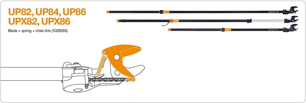 KIT RICAMBIO LAMA/MOLLA/FALSA MAGLIA PER FORBICE UP/X 82/84/86 FISKARS