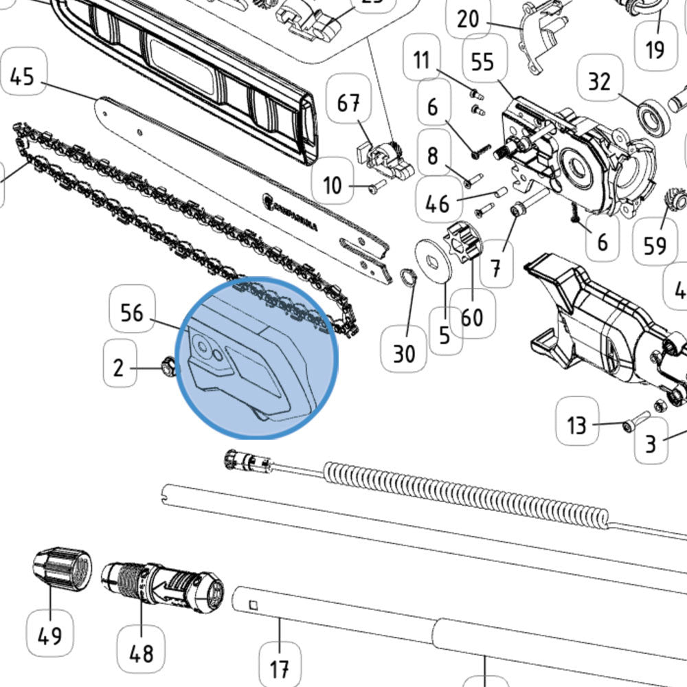 CARTER ANTERIORE PER POTATORE T-REX SU ASTA CAMPAGNOLA