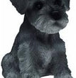 CANE SCHNAUZER MIGNON CM.12X8 CM IN VETRORESINA ANTICO MESTIERE