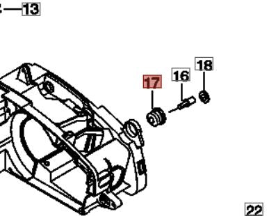 AMMORTIZZATORE PER MOTOSEGA 260 TS SHINDAIWA