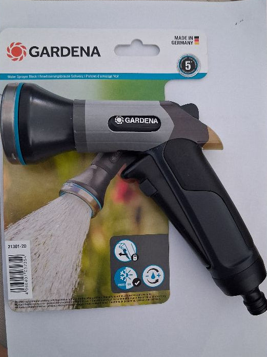 LANCIA A DOCCIA A IMPULSI BLACK GARDENA