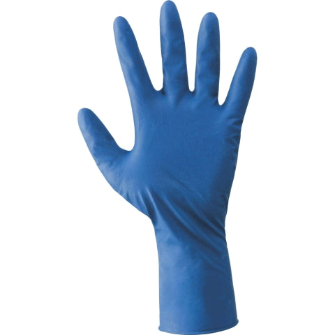 GUANTI LATEX PRO BLU SCURO SENZA POLVERE TG.M