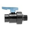 SARACINESCA PVC GRIGIO DA 1" MASCHIO /FEMMINA